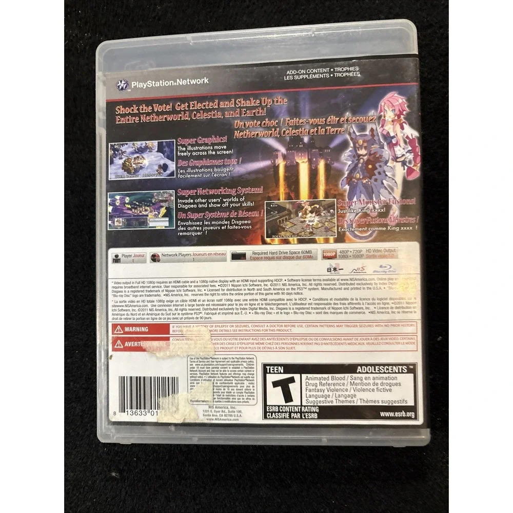 Disgaea 4: A Promise Unforgotten (Sony PlayStation 3, 2011) CIB! Clean! Mint!